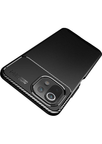 Xiaomi Mi 11 Lite Kılıf Negro Silikon Kapak-Siyah