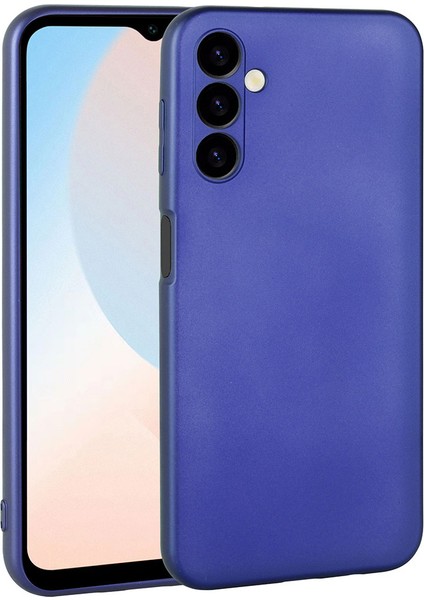 Samsung Galaxy A24 Kılıf Premier Silikon Kapak-Saks Mavi
