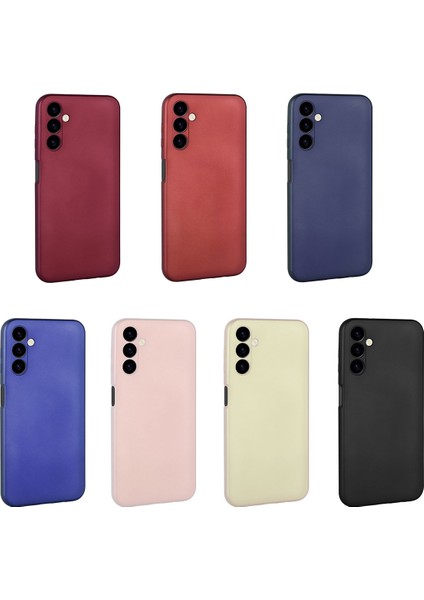 Samsung Galaxy A24 Kılıf Premier Silikon Kapak-Saks Mavi