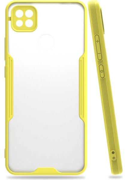 Xiaomi Redmi 9c Kılıf Parfe Kapak-Sarı