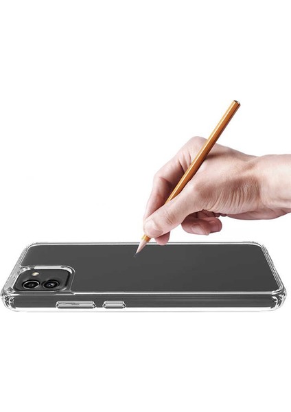 Samsung Galaxy A03 Kılıf 2mm Anti Shock Silikon-Renksiz