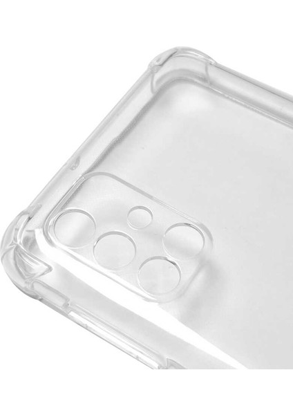 Samsung Galaxy M31S Kılıf Kamera Korumalı Nitro Anti Shock Silikon-Renksiz