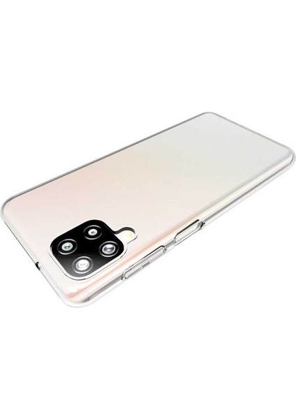 Samsung Galaxy M12 Kılıf Süper Silikon Kapak-Renksiz