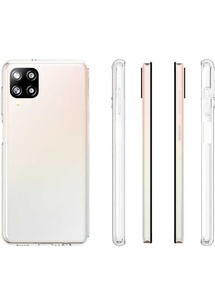 Samsung Galaxy M12 Kılıf Süper Silikon Kapak-Renksiz