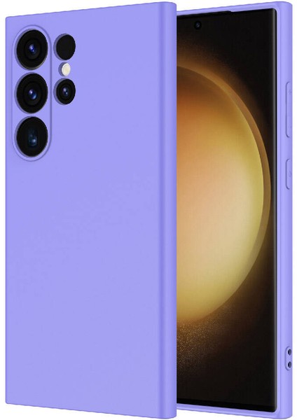 Galaxy S24 Ultra KılıfZORE Mara Lansman Kapak-Lila