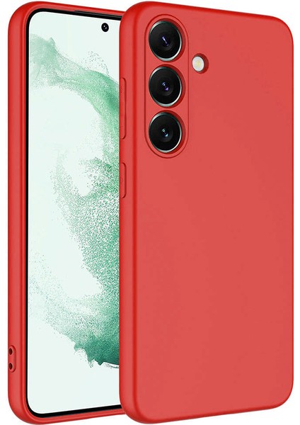 Samsung Galaxy S24 Plus Kılıf Mara Lansman Kapak-Kırmızı