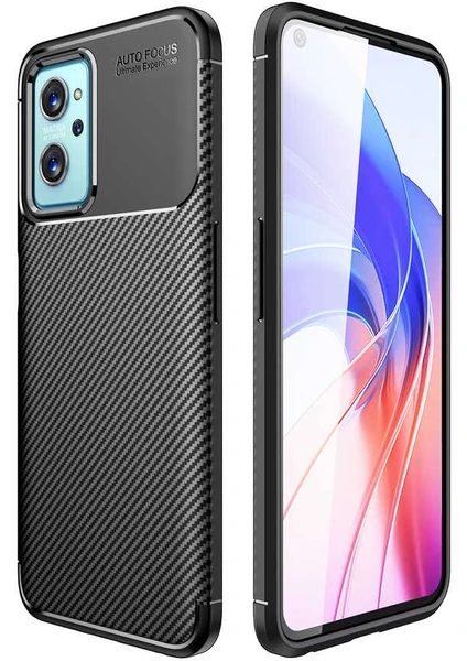 Oppo A96 4g Kılıf Negro Silikon Kapak-Siyah