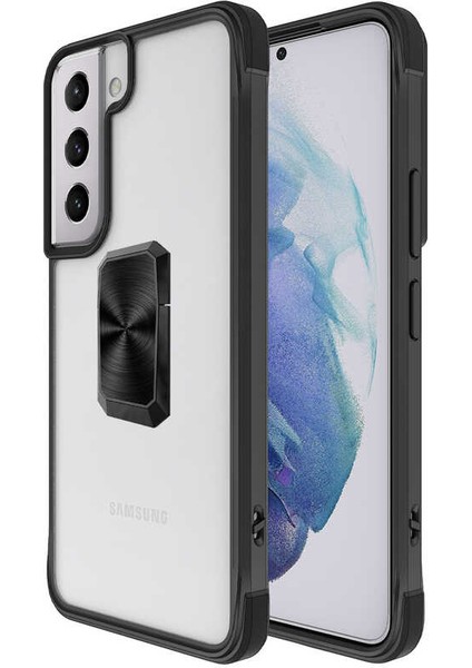 Samsung Galaxy S22 Plus Kılıf V-Bax Kapak-Siyah