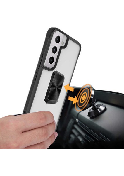 Samsung Galaxy S22 Plus Kılıf V-Bax Kapak-Siyah