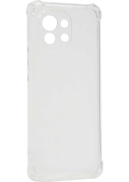 Xiaomi Mi 11 Kılıf Kamera Korumalı Nitro Anti Shock Silikon-Renksiz