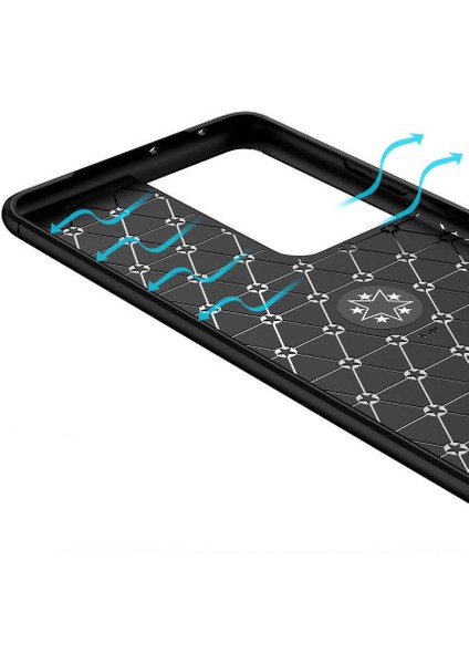 Samsung Galaxy S21 Ultra Kılıf Ravel Silikon Kapak-Kırmızı