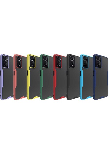 Oppo A76 Kılıf Parfe Kapak-Koyu Yeşil