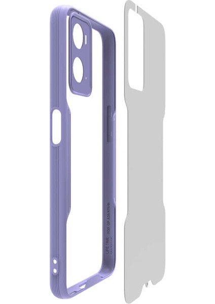 Oppo A76 Kılıf Parfe Kapak-Koyu Yeşil