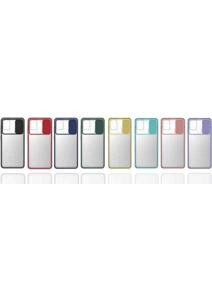 Alan Tech Galaxy M31 Kılıf Zore Lensi Kapak-Sarı modelleri