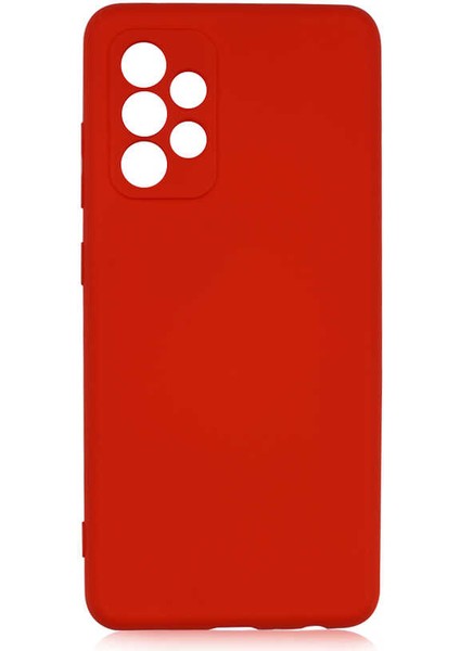 Alan Tech Galaxy A52 Kılıf Zore Mara Lansman Kapak-Kırmızı