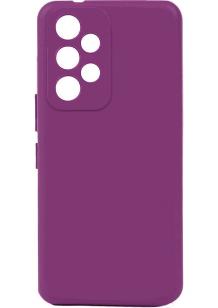 Alan Tech Galaxy A53 5g Kılıf Zore Biye Silikon-Mor