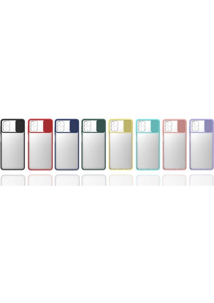Alan Tech Galaxy M51 Kılıf Zore Lensi Kapak-Turkuaz