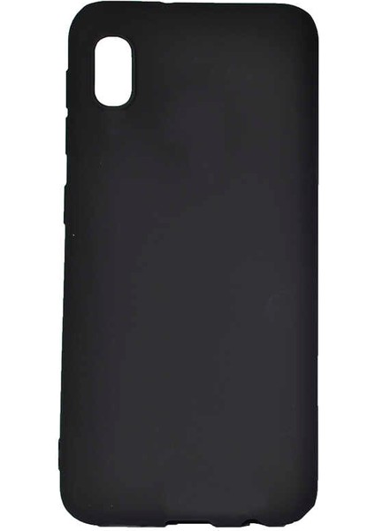 Alan Tech Galaxy A01 Core Kılıf Zore Premier Silikon Kapak-Siyah