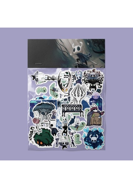 Hollow Knight Sticker Paketi / Bullet Journal Defter Çıkartma Ajanda Laptop Etiket