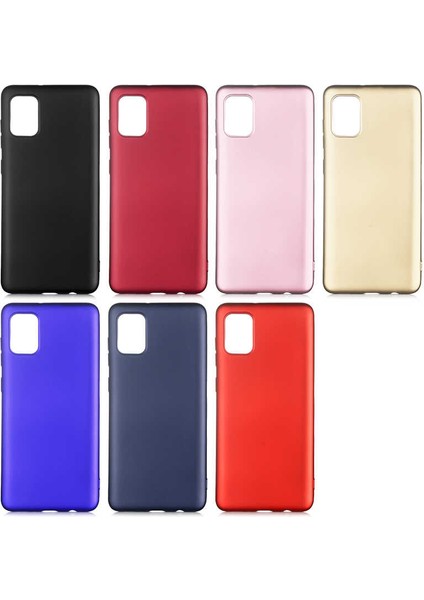Alan Tech Galaxy A02S Kılıf Zore Premier Silikon Kapak-Mürdüm