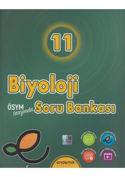 Endemik 11. Sınıf Biyoloji Soru Bankası Endemik Yayınları