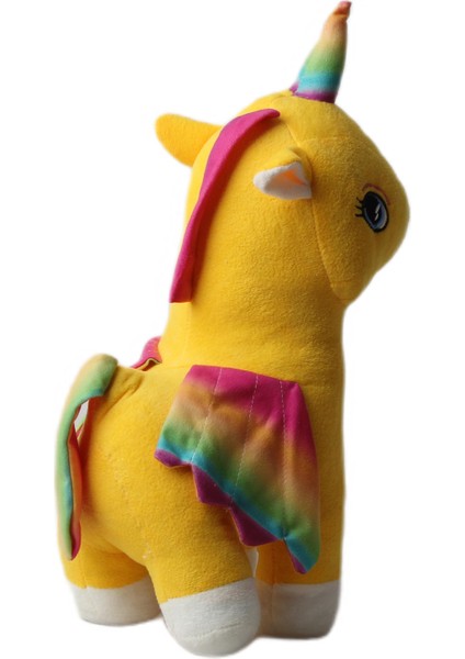 Ithal Kumaş Gökkuşağı Kanatlı Unicorn Pegasus At Figür Peluş Oyuncak Uyku & Oyun Arkadaşı Büyük Boy indirimleri