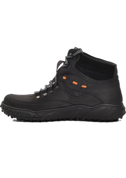A-129 Siyah Deri Erkek Outdoor Bot fiyatları