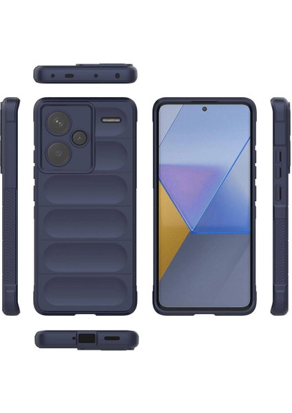 Xiaomi Redmi Note 13 Pro Plus 5g Kılıf Esnek Tpu Oyuklu Arka Yüzey Tasarımlı Redclick Etnik Silikon Kapak