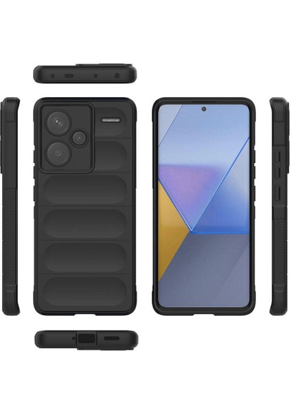 Xiaomi Redmi Note 13 Pro Plus 5g Kılıf Esnek Tpu Oyuklu Arka Yüzey Tasarımlı Redclick Etnik Silikon Kapak