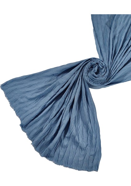 Bambu Kraş Ağaç Kabuğu Pliseli Kadın Şal – 80x190 cm fiyatları