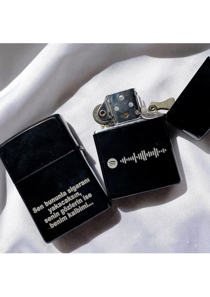 Özel Tasarım Yazılı Zippo Çakmak