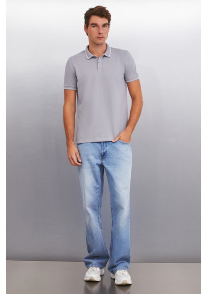 Forestar Erkek Gri Polo Yaka T-Shirt modelleri