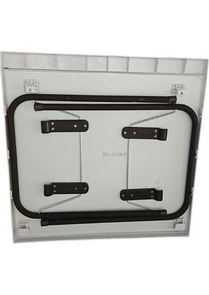 Tekno Trust Beyaz 60X60 cm Beyaz Katlanır Masa Balkon Bahçe Kamp Masası Piknik Masası 60X60 cm fırsatları