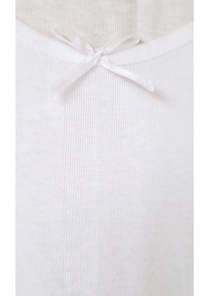 3 Adet Kız Çocuk Kalın Askı Atlet Pamuk - Beyaz 3 Lü Fanila modelleri