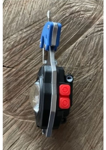 Tekno Trust Beyaz Şarjlı LED Kamp Lambası Kamp Çakmak Mıknatıslı Mini Fener Şarj Edilebilir Pilsiz Kullanım Şar
