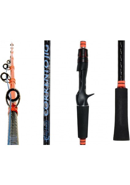 Corrento 189 cm 100-250G Atarlı Karbon Slow Jigging Olta Kamışı fırsatları