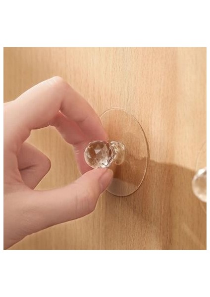 2 Adet Kristal Kendiliğinden Güçlü Yapışkanlı Kulp Askısı Tutma Kolu fiyatları