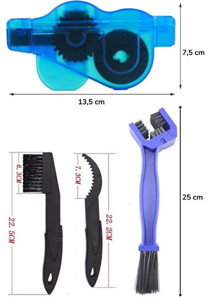 4 Parça Bisiklet Zinciri Temizleme Kiti (K246)