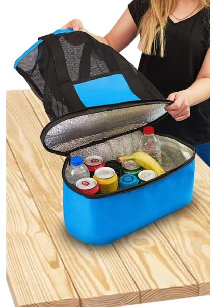 Ankaflex Outdoor Seyahat Spor Çantası Soğuk Serin Sıcak Tutucu Termoslu Deniz Piknik Kamp Plaj Çantası