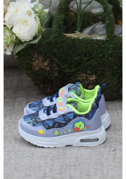 Fort 0773 Mavi Figürlü Hafif Taban Işıklı Kız Çocuk Ayakkabı modelleri