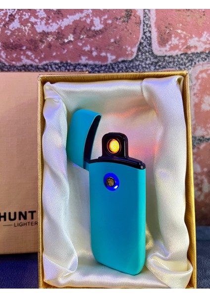 USB Şarjlı Rezistanslı Slim Model Tesla Çakmak
