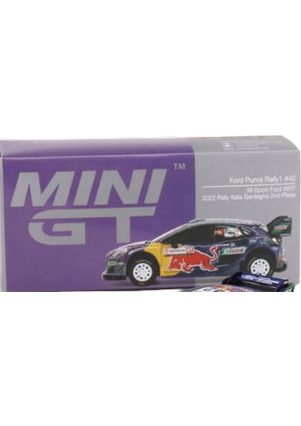 Nessi World Nessiworld Mini Gt 1/64 Ford Puma Rally1 M-Sport Ford Wrt 2022 Rally Italia Sardegna Place