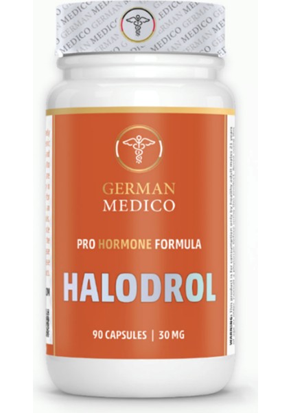 German Supplement Halodrol 30MG 90 Capsul 3848*