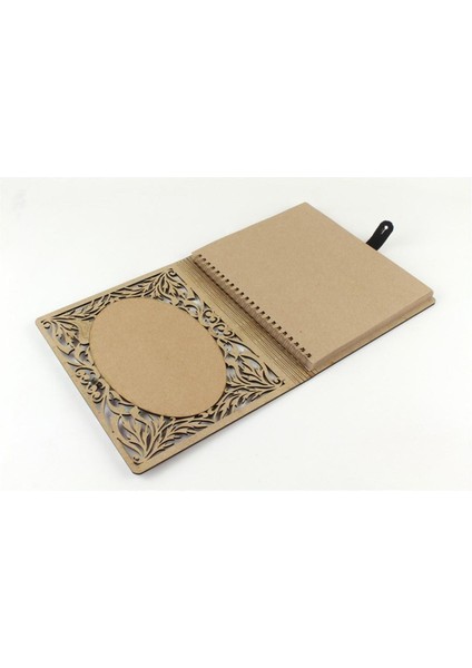 Kişiye Özel Besmele Tasarımlı Akordiyon Defter ve Tükenmez Kalem