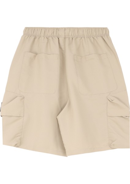 Bej Erkek Kargo Şort 241D1001_KLJ Utılıty Cargo Short