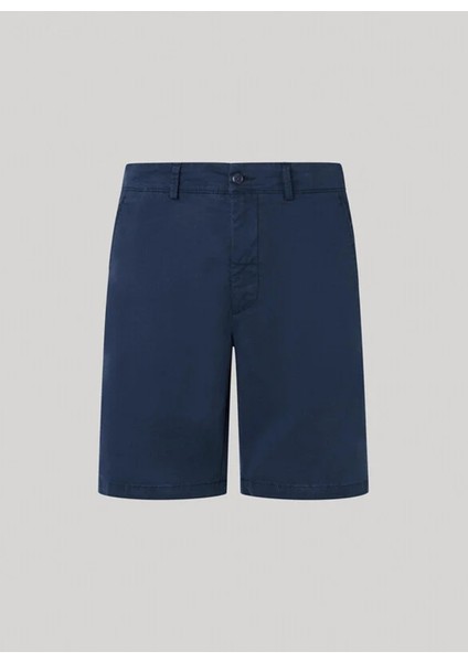 Regular Fit Lacivert Erkek Şort PM801092 594 Regular Chıno Short
