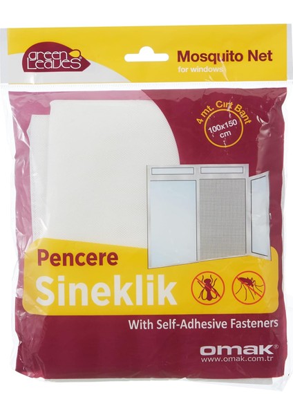 90511 Pencere Sinekliği, Beyaz, 2X20X23 cm