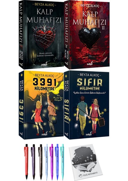Kalp Muhafızı 1- 2- 3391 Kilometre - Sıfır Kilometre + Kalem + Not Defteri