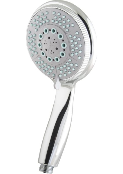 Grande 5 Fonksiyonlu Banyo El Duş Başlığı Su Tasarruflu Masaj Etkili El Duşu Banyo Duş Başlığı Krom Paslanmaz Tepe Duşu