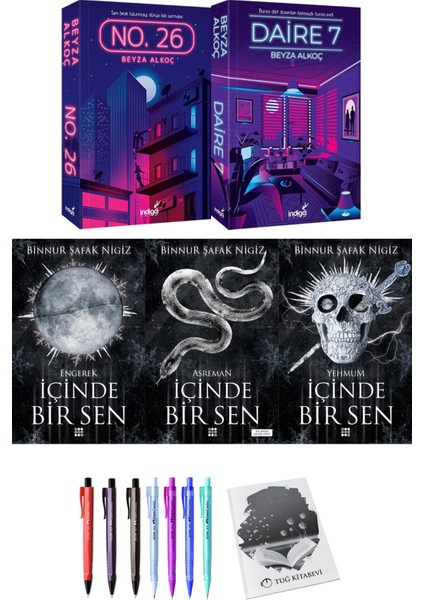 No. 26 - Daire 7 - İçinde Bir Sen: Engerek- Asreman - Yehmum + Kalem + Not Defteri